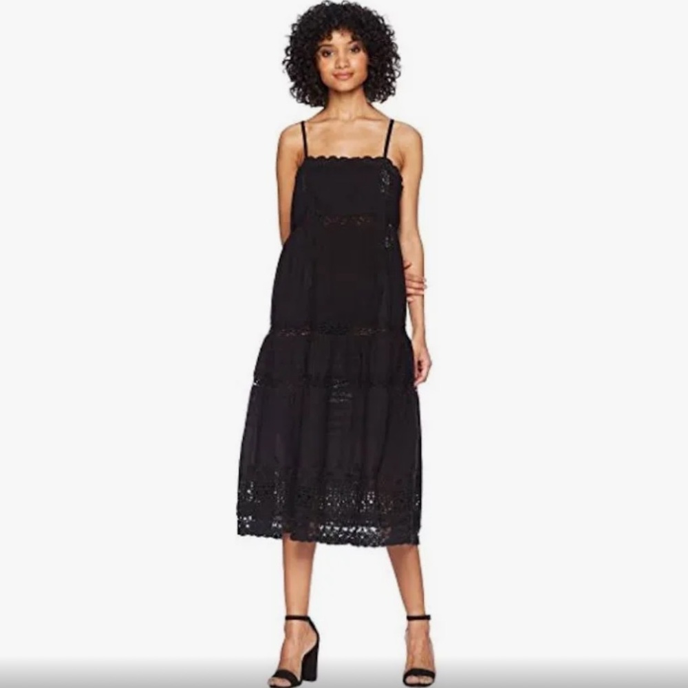 Free People Intimately This Is It Slip Dress Black NWT Medium
